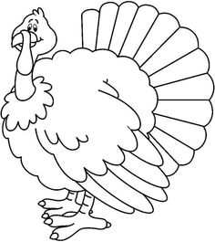 236x265 Turkey Coloring Pages