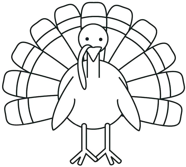 736x663 Black And White Turkey Coloring Pages Animals As Well Celebrities