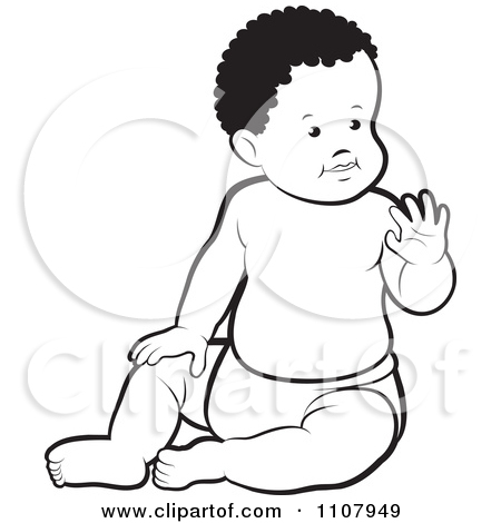 Black Baby Drawing