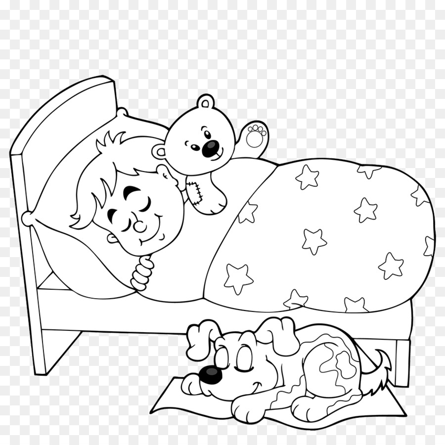 900x900 Black And White Sleep Cartoon Clip Art