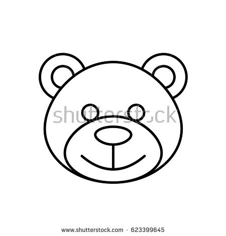 450x470 Gallery Teddy Bear Face Drawing,