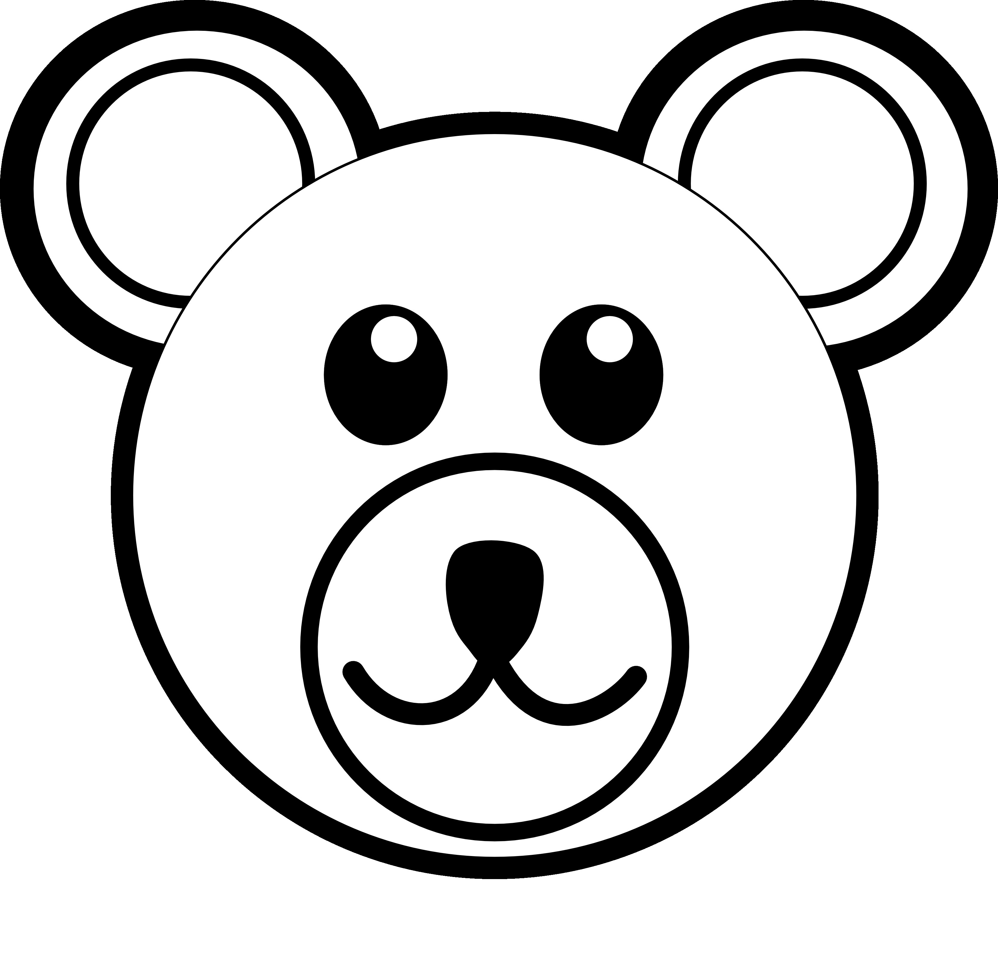3333x3204 Teddy Bear Face Drawing At Getdrawings Com Free For Personal Use