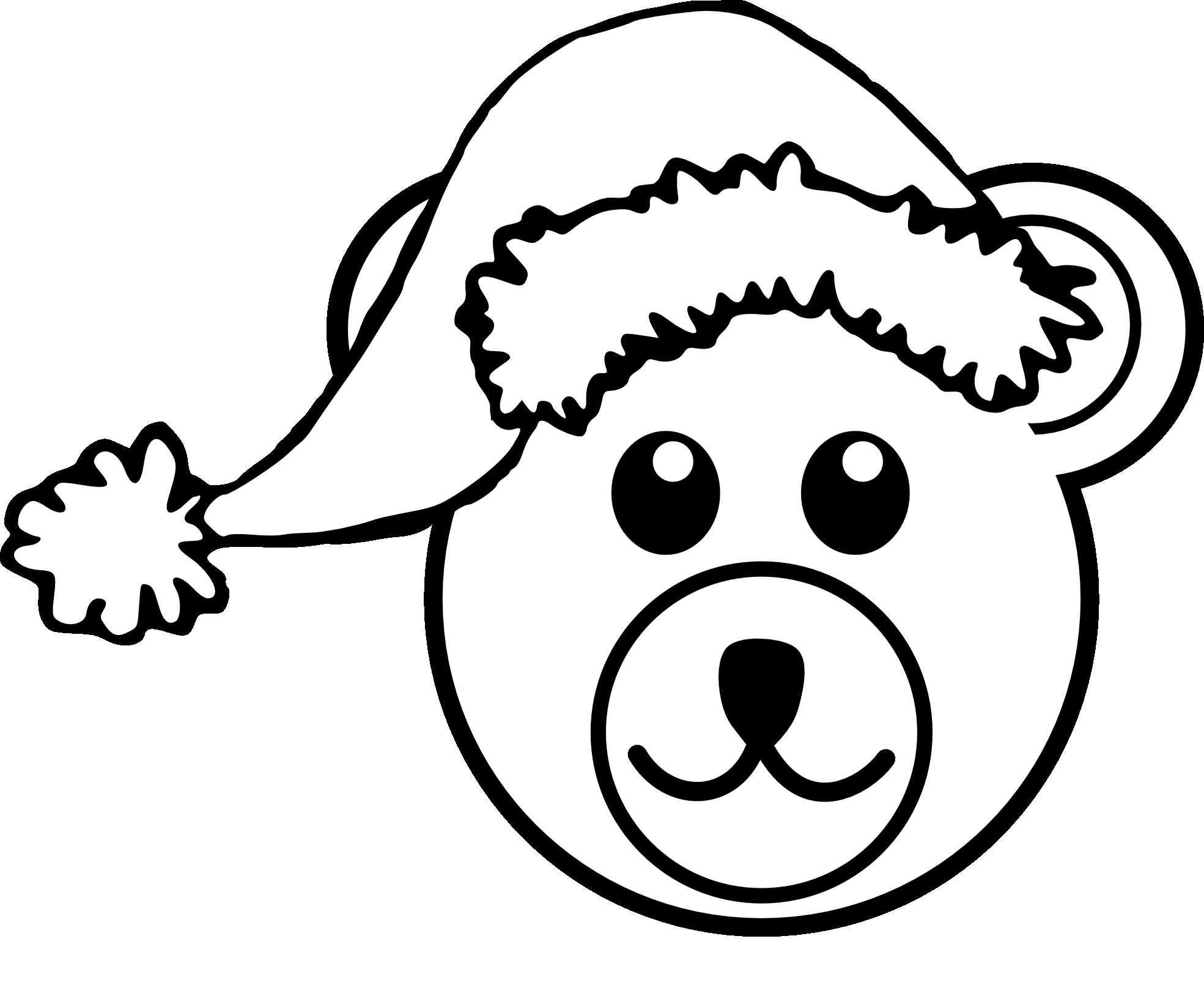 1969x1646 Bear Face Coloring Page Fresh Bear Face Drawing At Getdrawings
