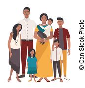 173x179 Happy Black Family With Many Children Portrait With All The Kids
