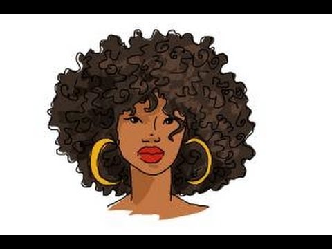 480x360 How To Draw African American Hair