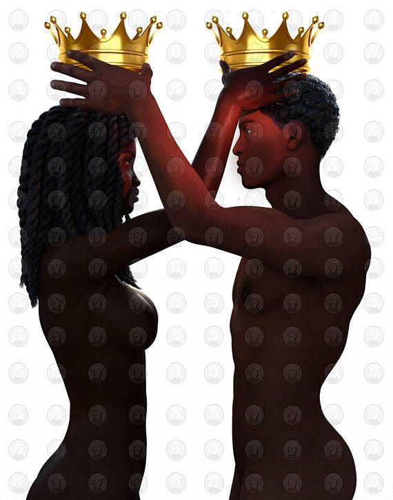 570x725 Black Love Art, Black Couple, Crown Me By African American