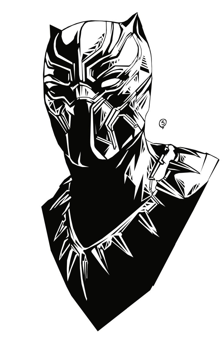 Black Panther Drawing Marvel at GetDrawings | Free download