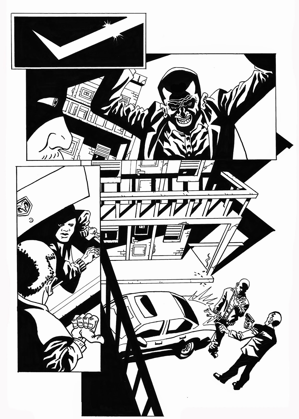 1145x1600 My Imaginations Home Blood In. Blood Out. Noir Gang Comic Book