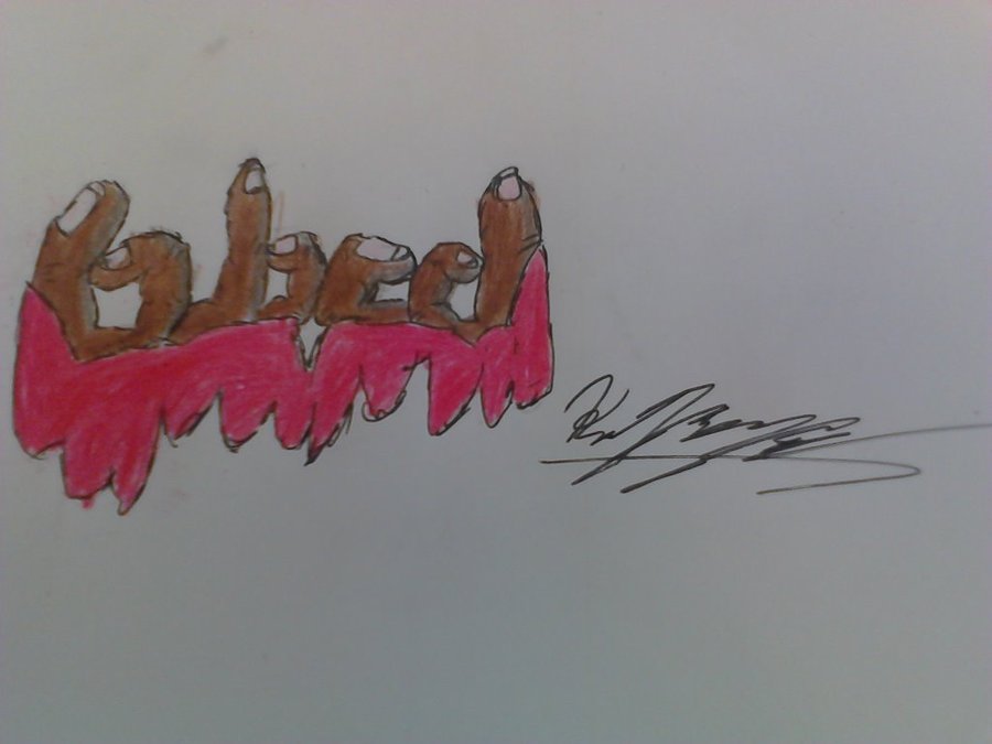 900x675 Blood Gang Drawing By Takanuza