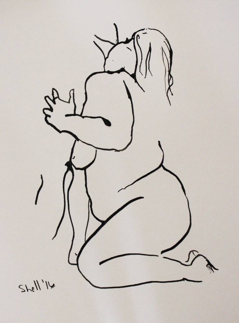 770x1043 Saatchi Art Blow Drawing By Andrew Shelley