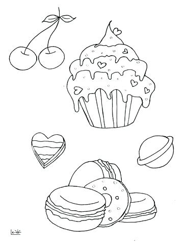 367x480 Muffin Coloring Page Cupcake And Muffins Coloring Page Blueberry