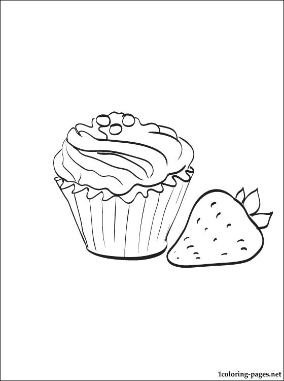 560x750 Muffin Printable Coloring Pages Kids Coloring Muffins Coloring
