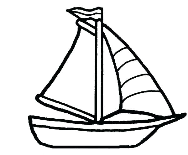 600x495 Color By Number Coloring Pages Fishing Boat Coloring Page