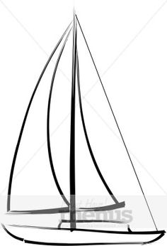 236x346 35 Awesome Sailing Boat Cartoon Images Sailboat Tattoo Ideas
