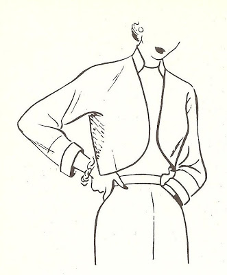 331x400 Little Grey Bungalow Sewing The 1950's Bolero Jacket