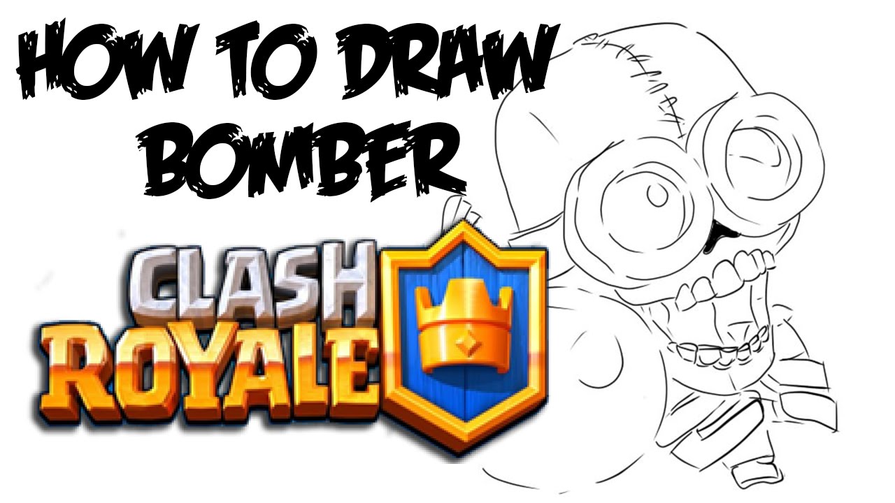 1280x720 How To Draw Bomber (Clash Royale)