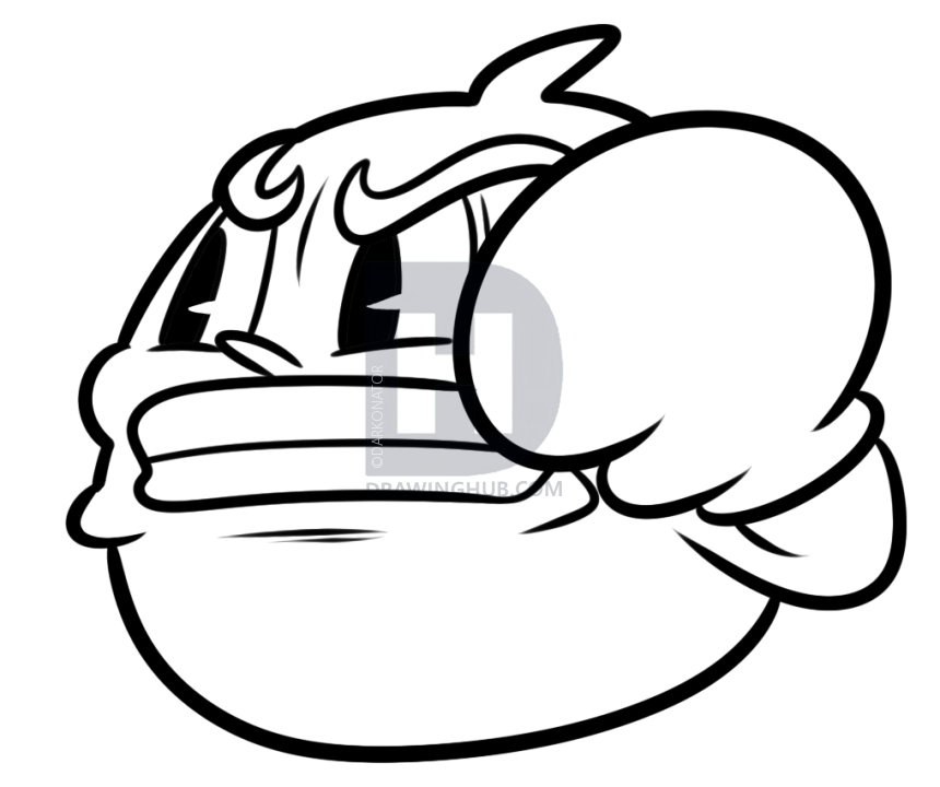 860x720 How To Draw Cuphead Bosses, Step By Step, Drawing Guide, By