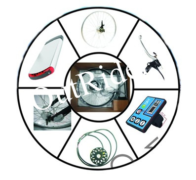 397x364 Ork Minirl Hot Sale Electric Bicycle Kit Roller Brake Motor