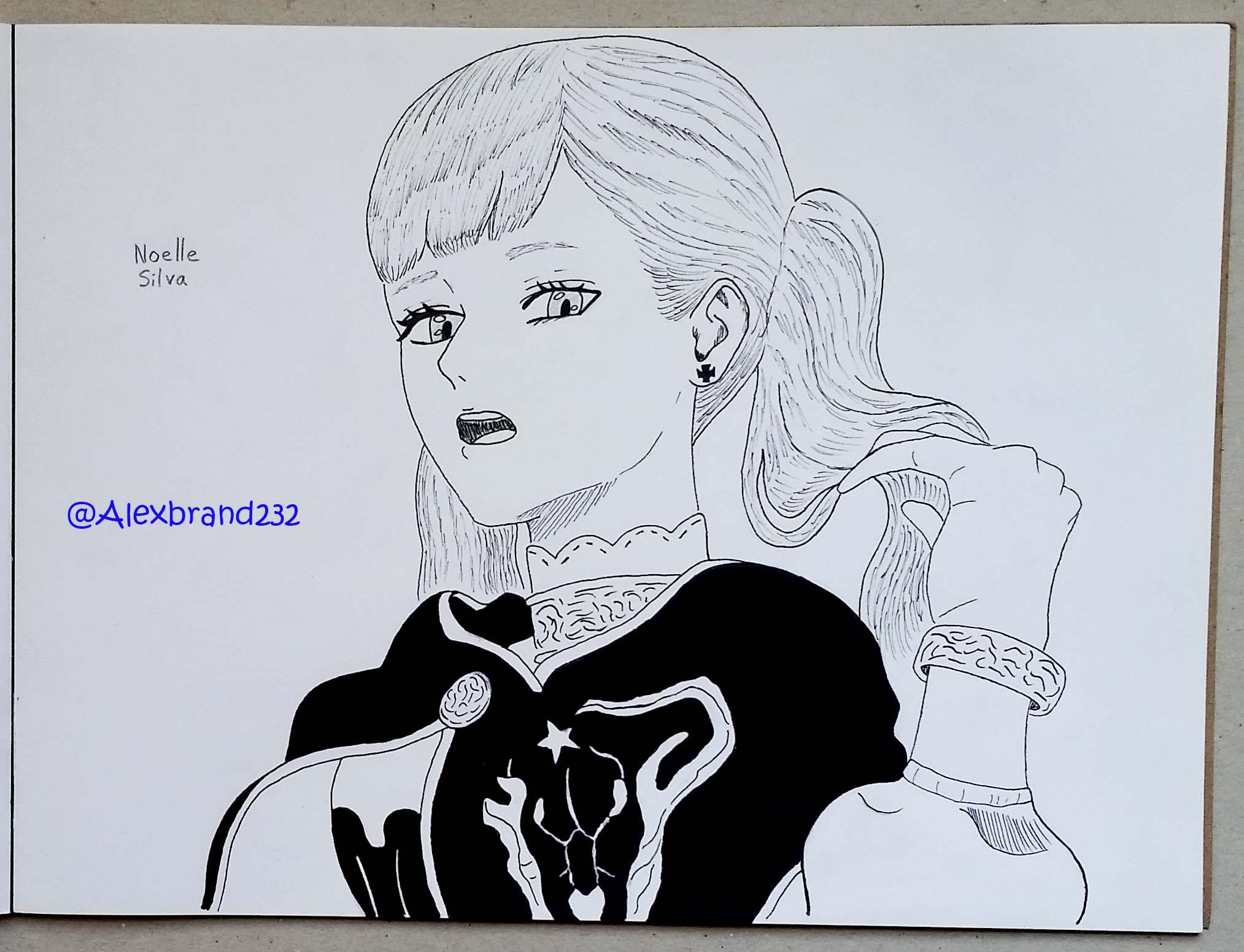 2027x1552 Drawing Of Noelle Silva From Black Clover