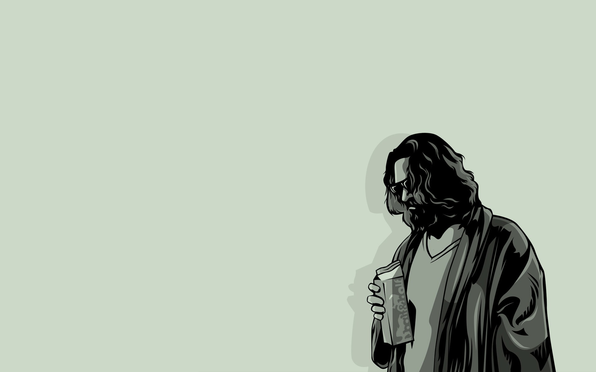 1920x1200 Wallpaper Drawing, The Big Lebowski, Brand, The Dude, Sketch