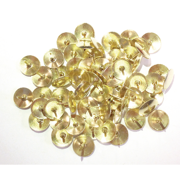 600x600 Brass 11mm Drawing Pins, Pack Of 1000