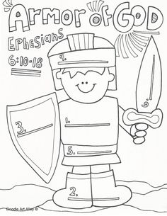 236x305 Dress Me Up In The Armor Of God Eph 6 Printable, Cut Amp Color