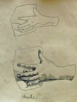 263x350 Plate 1,15 Hand Of A Woman Pressing Her Breast Bargue Drawings