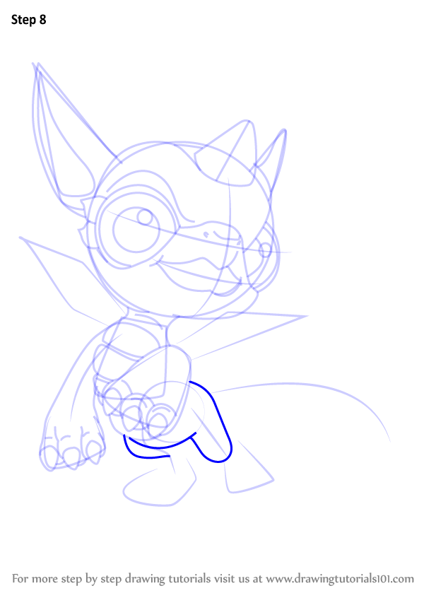 600x846 Learn How To Draw Breeze From Skylanders (Skylanders) Step By Step