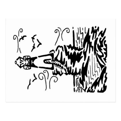 422x422 Lighthouse Breeze Art Drawing Postcard