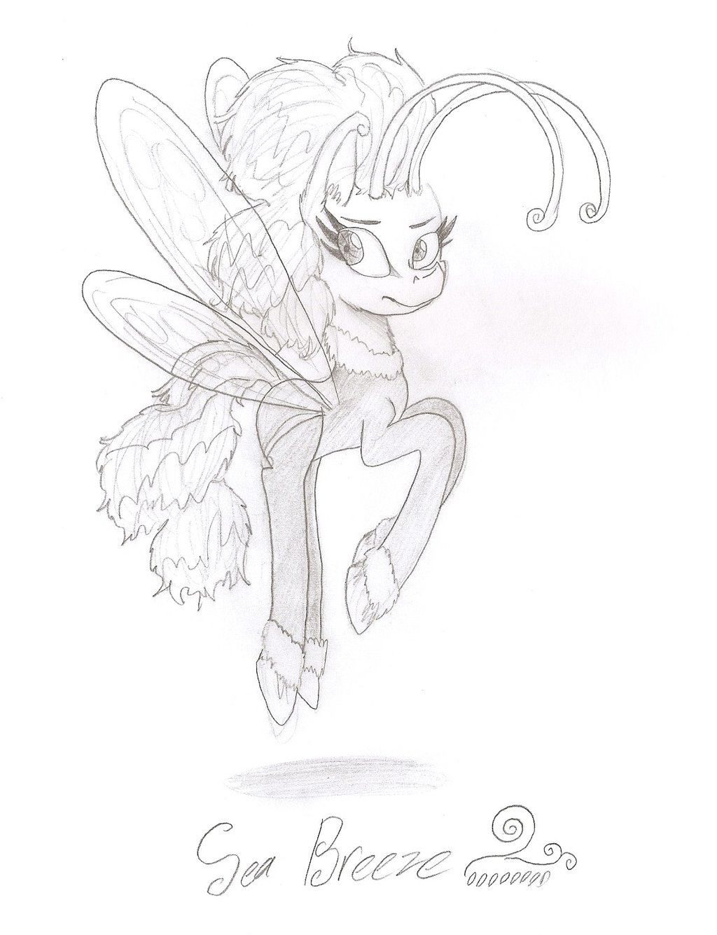 1024x1335 Sea Breeze Sketch By Darkestsunset