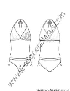 236x305 Ruched Seam Blouse Technical Flat Fashion Drawing Free Template