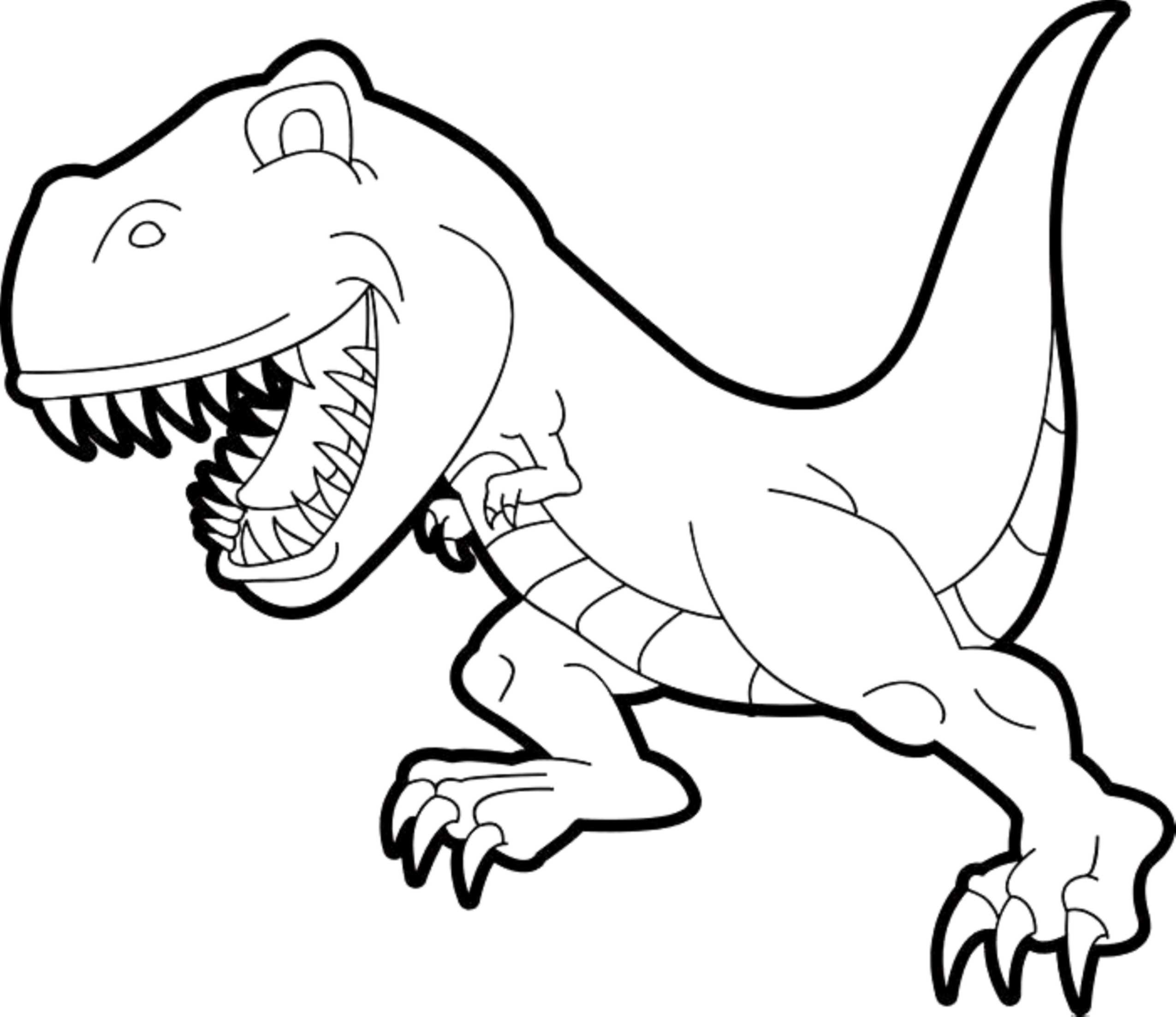 2550x2204 Simple Dinosaur Coloring Pages Best Simple T Rex Drawing Dinosaur