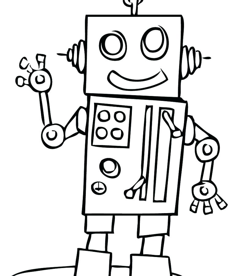 763x900 Coloring Pages Robots Robot Dinosaur Brilliant Page With Drawing