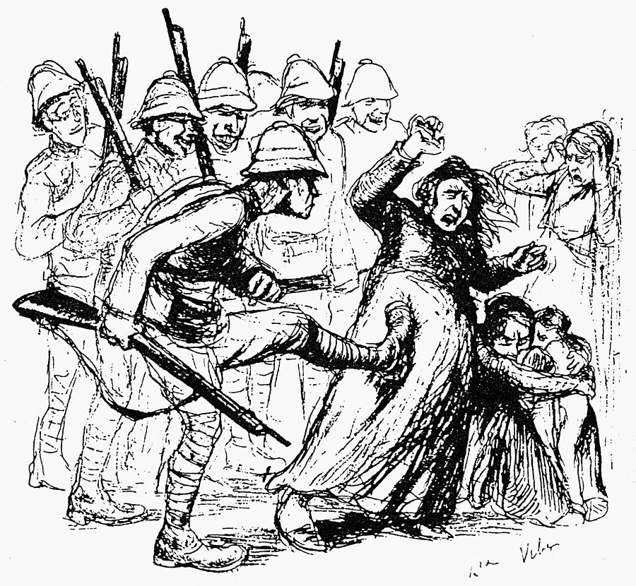 900x830 Boer War British Soldiers Drawing By Granger