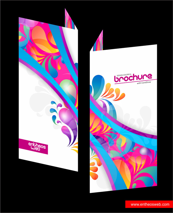 600x739 Colorful Brochure Design In Coreldraw