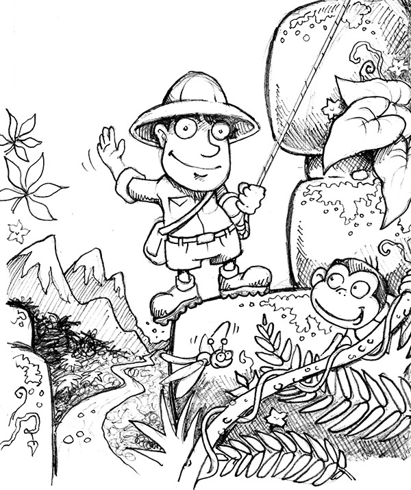 600x715 Children's Brochure Illustration Wilkinson Brothers Graphic