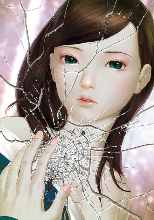 535x760 How To Paint Reflections In A Broken Mirror Broken