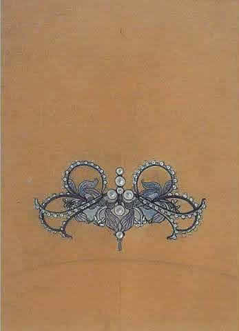 347x480 Rene Lalique Drawing Pendant
