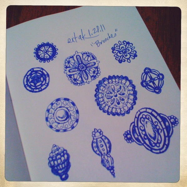 600x600 Sketch Every Day 1.28.11 Love Paper Paint