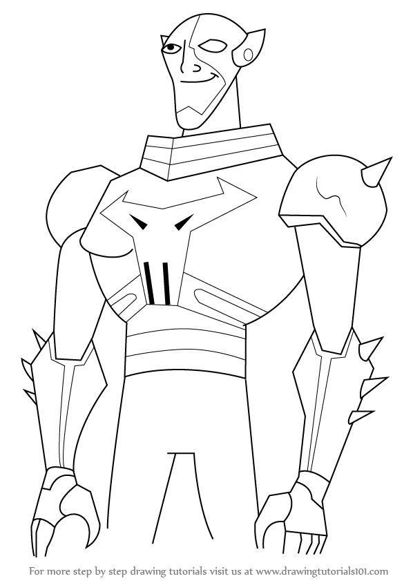 598x844 Learn How To Draw Brother Blood From Teen Titans (Teen Titans