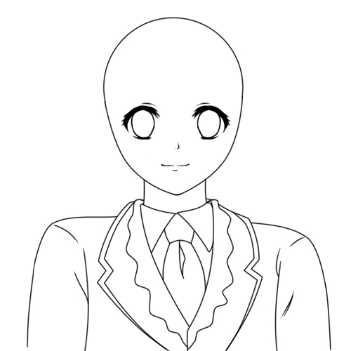 500x500 Creating A Vector Anime Character In Adobe Photoshop