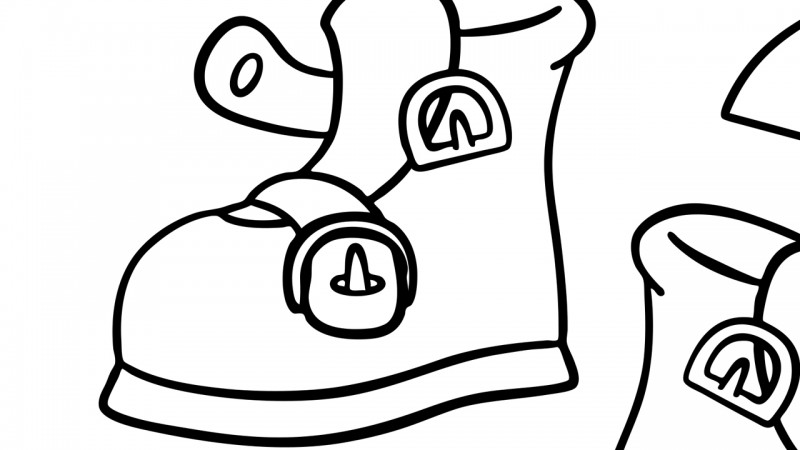 800x450 1 2 Buckle My Shoe Coloring Page One Two Buckle My Shoe Coloring