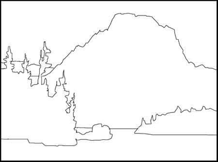 450x335 Mountain Landscape Painting How To Budget Your Canvas Space