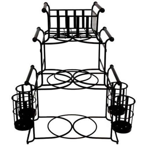 500x500 Giftburg 7 Piece Stackable Stripe Buffet Caddy