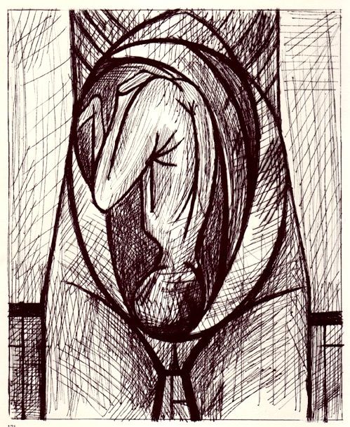 499x610 Buffetles Chants De Maldoror 1952 Bernard Buffet