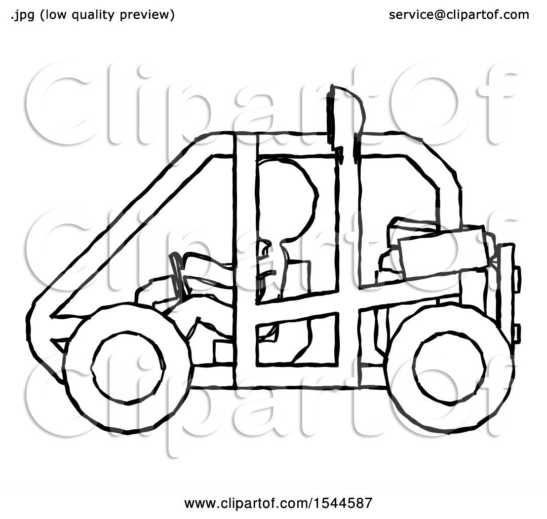 1080x1024 Sketch Design Mascot Woman Riding Sports Buggy Side View By Leo