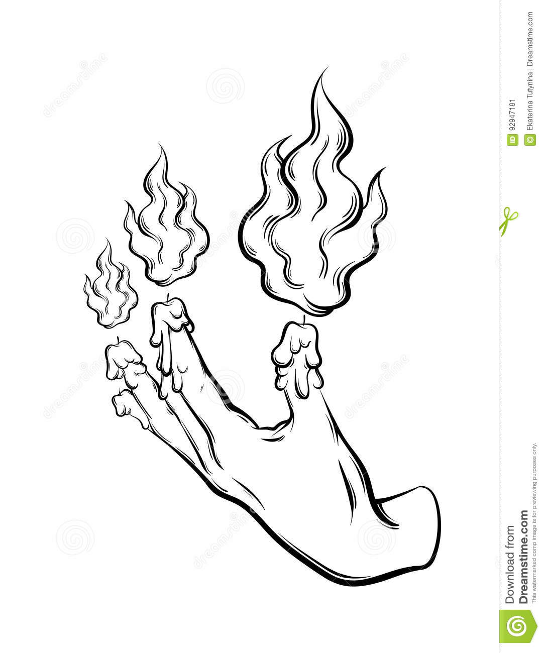 1083x1300 Collection Of Hand On Fire Drawing High Quality, Free