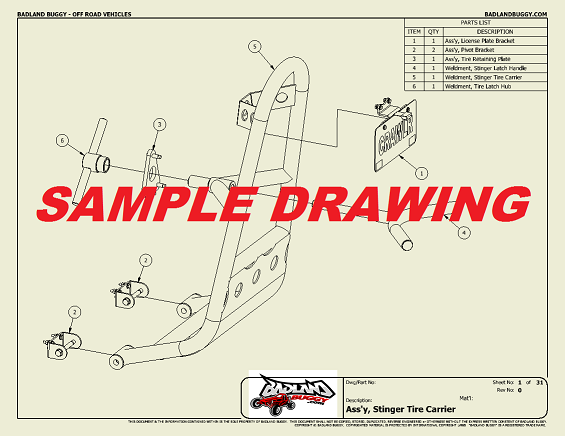 565x436 Jeep Wrangler Jk Tire Carrier Amp Rear Bumper Diy Plans Badland Buggy
