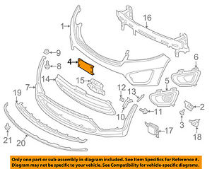 300x239 Kia Oem Sorento Front Bumper Grille Grill License Bracket Mount