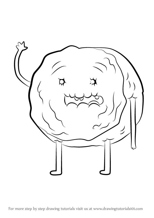 596x843 Learn How To Draw Cinnamon Bun From Adventure Time (Adventure Time
